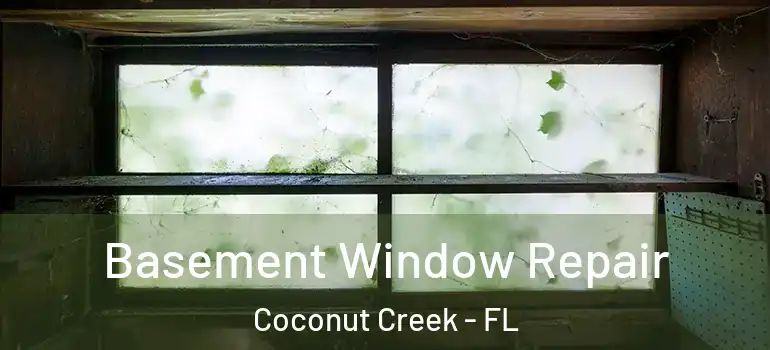  Basement Window Repair Coconut Creek - FL