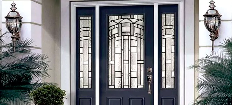 Stained Glass Door Panels in Coconut Creek, FL