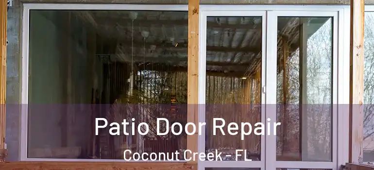  Patio Door Repair Coconut Creek - FL